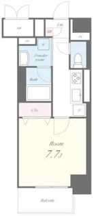 ピノ・アガタ岐阜駅前【407号室】の間取り