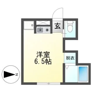 モンパオ21【A-17号室】の間取り