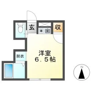 モンパオ21【A-2号室】の間取り