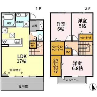 凛ーRINー【B号室】の間取り
