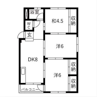 朝霧ビル【502号室】の間取り