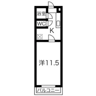 MUヒルズ庵町【1階】の間取り