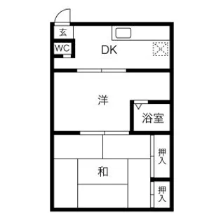 華陽ビル【3A号室】の間取り