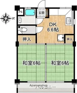 メルベーユ【203号室】の間取り
