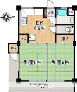 メルベーユ【301号室】の間取り