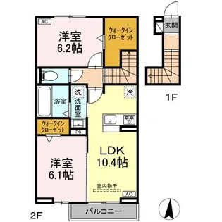 ASTRE【2階】の間取り