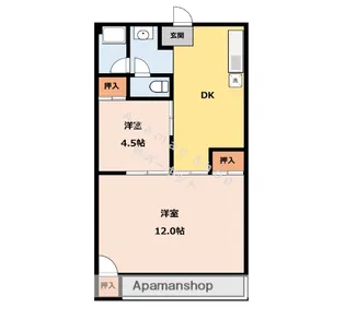 ナカシマビル【2階】の間取り