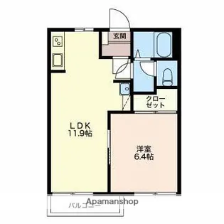 シャトーラトゥール C【2階】の間取り