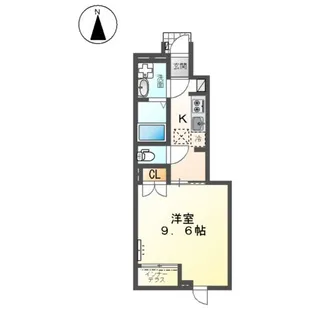 ノアレット【1階】の間取り