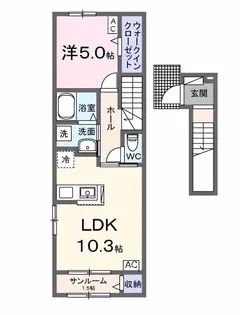 MALEN(マーレン)【2階】の間取り