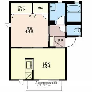 ティエラ【1階】の間取り