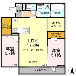 GOODEN徹明通(グッデンテツメイドオリ)【3階】の間取り