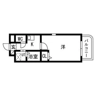 セントラルハイツ茜山【407号室】の間取り