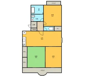 静岡県焼津市小土【マンション】の間取り