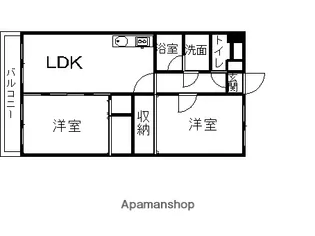 ヒルヴィレッジ【1階】の間取り