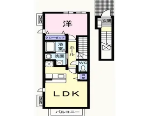 ジュテ・桃源館【2階】の間取り