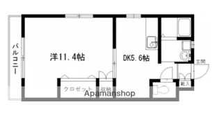 サンクレスト【2階】の間取り