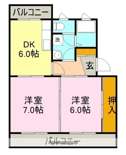 メルベーユ【302号室】の間取り
