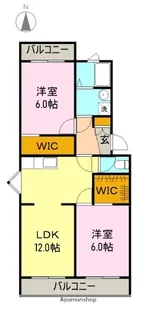 ウインハイツ【301号室】の間取り