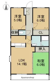 カサグランデ【306号室】の間取り