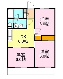 グリーンハイツ水戸島【3階】の間取り