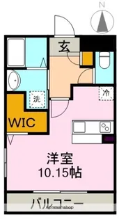 エステートベル【106号室】の間取り