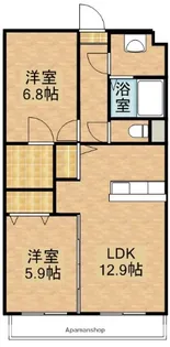 グランストークヴィレッジ【4階】の間取り