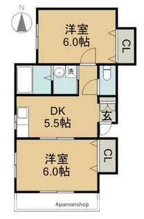 サンフィット【101号室】の間取り