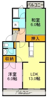 エクセレントⅡ番館【203号室】の間取り