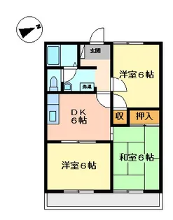 ライフポートイセタニ【1階】の間取り