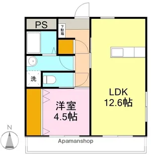 KLAVIER(クラヴィーア)【201号室】の間取り