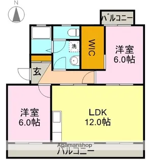 AIRLIX松岡(エアリクスマツオカ)【B301号室】の間取り
