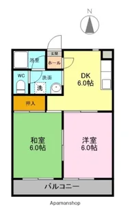 アルバⅡ【3階】の間取り