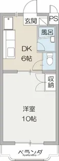 マンションレインボー【1階】の間取り