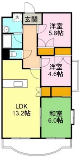 ラークビレッジ【3階】の間取り