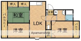 メゾン・ブルーパロット【301号室】の間取り