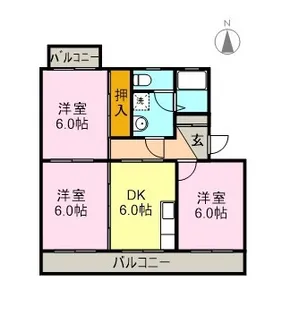 セピアコート21【2階】の間取り