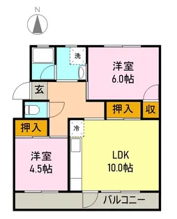 コーポ鈴木【103号室】の間取り