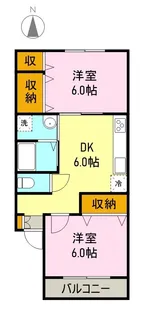 メゾン前原【1階】の間取り