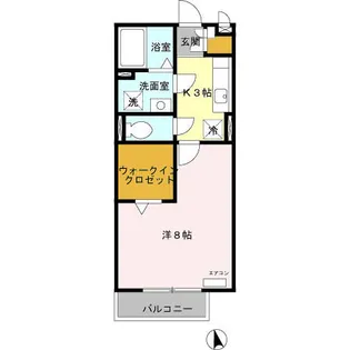 グランコート【1階】の間取り