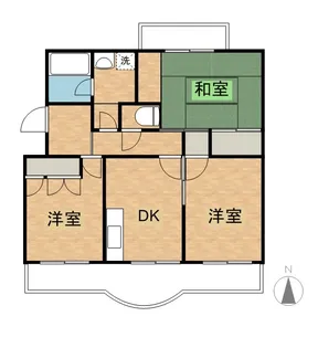 サニークレスト【2階】の間取り