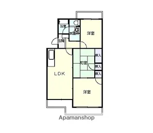 グレイス参番館【205号室】の間取り