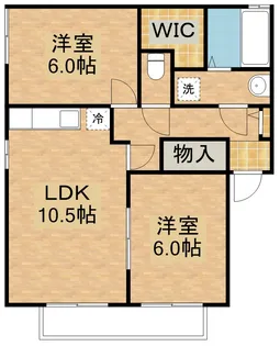 サンモール【1階】の間取り