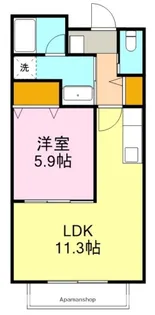 コフレアン【1階】の間取り