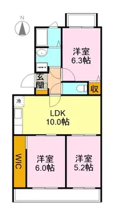 ハイム大石【2階】の間取り
