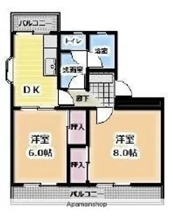 ルミエールⅠ【303号室】の間取り