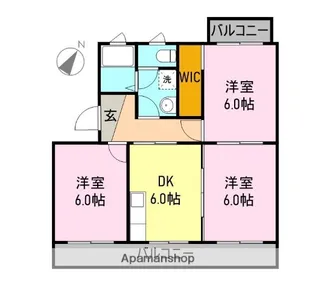 メゾンポワール【2階】の間取り