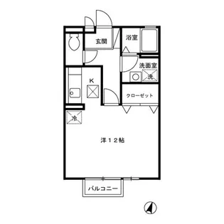 ルミエール【103号室】の間取り
