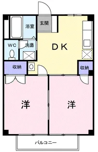 ドミールU【2階】の間取り