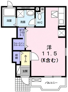 ラ・フォレスタ【1階】の間取り